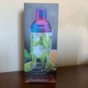 Blksmith six recipe cocktail shaker new